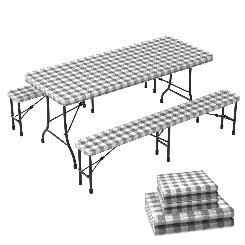 Hiser Tischdecke – Wasserdicht & Abwaschbar – 3D Wolf-Print – Polyester, Rechteckig, 100x140cm – Für Küche, Party, Garten, Outdoor