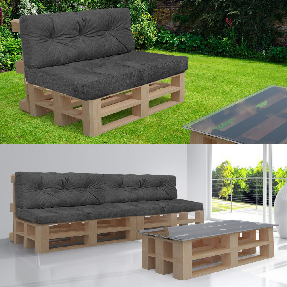 palettenkissen aufbewahrung wasserdicht Palettenkissen 2er Set für Indoor und Outdoor, Palettenpolster Wasserd– VOUNOT DE