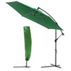 Ampelschirm mit Schutzhülle, Sonnenschirm 300cm Grün - VOUNOT DE