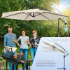 Ampelschirm mit Schutzhülle, Sonnenschirm 300cm Beige - VOUNOT DE