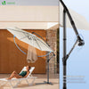 Ampelschirm mit Schutzhülle, Sonnenschirm 300cm Beige - VOUNOT DE