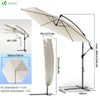 Ampelschirm mit Schutzhülle, Sonnenschirm 300cm Beige - VOUNOT DE
