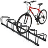 Fahrradständer für 6 Fahrräder, Boden und Wandmontage, Schwarz - VOUNOT DE
