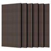 6er Set Akustikpaneele 120 × 60 × 2,1 cm, Akustik Wandpaneele in Holzoptik Dunkel-Eiche