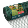 Drahtgitter 1x10m auf Rolle, Maschenweite 13 mm, Drahtstärke 0.8 mm, PVC Grün - VOUNOT DE