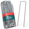 50 Stück Erdanker verzinktes Metall, U-förmige Bodenanker 150 × 30 mm, Ø 3 mm - VOUNOT DE
