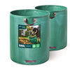 500 Liter Gartensack Gartenabfallsack mit Griffen, Laubsack für Grünabfall, 2er Set - VOUNOT DE
