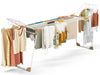 Wäscheständer ausziehbar Flügelwäscheständer klappbar 284x55x122cm Weiß