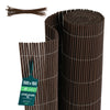 PVC Sichtschutzmatte Schilfmatte Sichtschutzzaun 160x500cm Weidenfarbe - VOUNOT DE