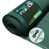 Zaunblende 1×10m, Sichtschutz Zaun 90 g/m² HDPE Schattiernetz, Grün
