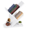 Bücherregal Baumform Standregal Bücher Regal 30x16x40,5 cm Weiß