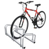 Fahrradständer für 3 Fahrräder, Boden und Wandmontage, Silber - VOUNOT DE