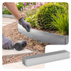 15er Set verzinkt Metall Rasenkante Beeteinfassung 100×13 cm, Silber - VOUNOT DE