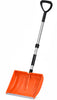 Schneeschieber Abnehmbar Schneeschaufel mit Alustiel Orange - VOUNOT DE
