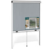 Insektenschutzrollo Fenster Aluminiumrahmen zuschneidbar  L130 x H160 cm Weiß