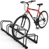 Fahrradständer für 4 Fahrräder, Boden und Wandmontage, Schwarz - VOUNOT DE
