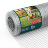 Drahtgitter 1x10m, Maschenweite 25 mm, Drahtstärke 1 mm, Verzinkt Silber - VOUNOT DE