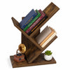 Bücherregal Baumform Standregal Bücher Regal 30x16x40,5 cm Braun