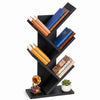 Bücherregal Baumform Standregal Bücher Regal 30x16x60 cm Schwarz