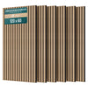 6er Set Akustikpaneele 120 × 60 × 2,1 cm, Akustik Wandpaneele in Holzoptik Hell-Eiche