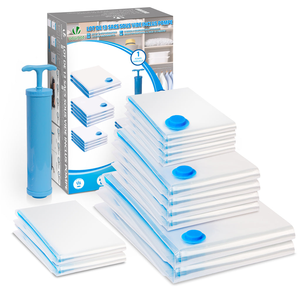 vakuumbeutel mit handpumpe Kleideraufbewahrung & Organisation Vakuumbeutel Für Kleidung & Bettwäsche + Handpumpe