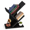 Bücherregal Baumform Standregal Bücher Regal 30x16x40,5 cm Schwarz