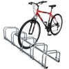Fahrradständer für 5 Fahrräder, Boden und Wandmontage, Silber - VOUNOT DE