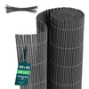 PVC Sichtschutzmatte Schilfmatte Sichtschutzzaun 160x300cm Anthracite - VOUNOT DE