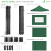 Pavillon 3x3m, Wasserdichter Faltpavillon, Faltbar Partyzelt mit 4 Seitenteilen, 4 Sandsäcke, Grün - VOUNOT DE