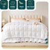 Bettdecke 260x240 cm, 4 Jahreszeiten Winterdecke 2er Set 500GSM