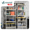 5-stufiges Schwerlastregal 2er Set verstärkt, Lagerregal 180x90x40cm, 2500kg belastbar