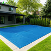 Poolabdeckung Rechteckig 160g/m² Doppelter Poolplane mit DIY-Drainagelöchern & Aluminiumösen, 6X12m - VOUNOT DE