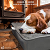 Orthopädisches Hundebett mit Kühlmatte, Hundekissen Kleine Hunde 76x51cm - VOUNOT DE