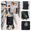 Einkaufstrolley Klappbar mit 6 Räder und Kühlfach, Treppensteiger, 40L