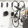 fahrradständer garage wand Fahrrad Wandhalterung 4er-Set zum Aufhängen, Schwarz– VOUNOT DE