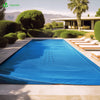 Poolabdeckung Rechteckig 160g/m² Doppelter Poolplane mit DIY-Drainagelöchern & Aluminiumösen, 4X9m - VOUNOT DE