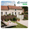 PVC Sichtschutzmatte Schilfmatte Sichtschutzzaun 100x300cm Weidenfarbe - VOUNOT DE