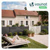 PVC Sichtschutzmatte Schilfmatte Sichtschutzzaun 100x300cm WAnthracite - VOUNOT DE