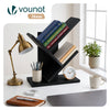 Bücherregal Baumform Standregal Bücher Regal 30x16x40,5 cm Schwarz
