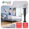 4X Möbelfüße Verstellbar Metall Höhenverstellbar 18-32 cm Schwarz