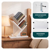 Bücherregal Baumform Standregal Bücher Regal 30x16x40,5 cm Weiß