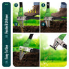 Unkrautstecher Gardena mit langem Stiel und Edelstahlkrallen für Rasen, 100cm - VOUNOT DE