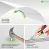 Gewächshausplatten 14er Set, Polycarbonatplatten Hohlkammerplatten Doppelstegplatten 4mm