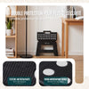 Klapphocker Faltbar Rutschfester Tritthocker mit Tragegriff 32 x 25 x 22 cm Schwarz - VOUNOT DE