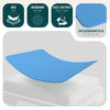 Rutschfester Tritthocker bis 180 kg, Steighilfe & Einstiegshilfe Trittstufe 43x33x11 cm Blau - VOUNOT DE