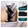Bücherregal Baumform Standregal Bücher Regal 30x16x60 cm Schwarz