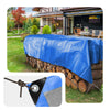 1.5x6m Abdeckplane 240 g/m² Wasserdicht lkw Plane mit Ösen, Gewebeplane Blue - VOUNOT DE