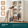 Klapphocker Faltbar Rutschfester Tritthocker mit Tragegriff 32 x 25 x 22 cm Grau - VOUNOT DE