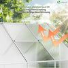 Gewächshausplatten 14er Set, Polycarbonatplatten Hohlkammerplatten Doppelstegplatten 4mm