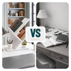 Bücherregal Baumform Standregal Bücher Regal 30x16x40,5 cm Weiß